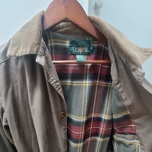 J crew mens trench coat